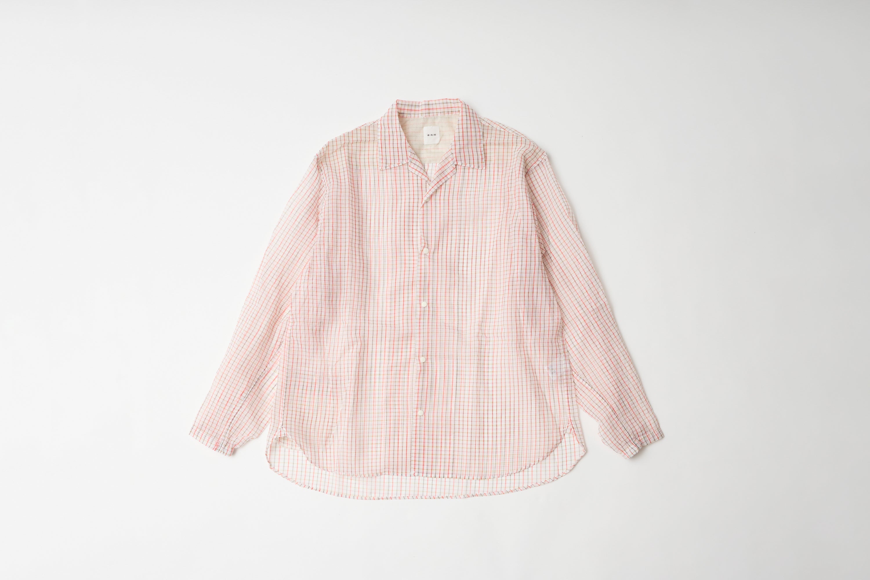 迷迭香×HNT MESH L/S SHIRT / Tattersall Check
