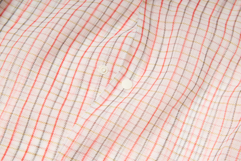迷迭香×HNT MESH L/S SHIRT / Tattersall Check