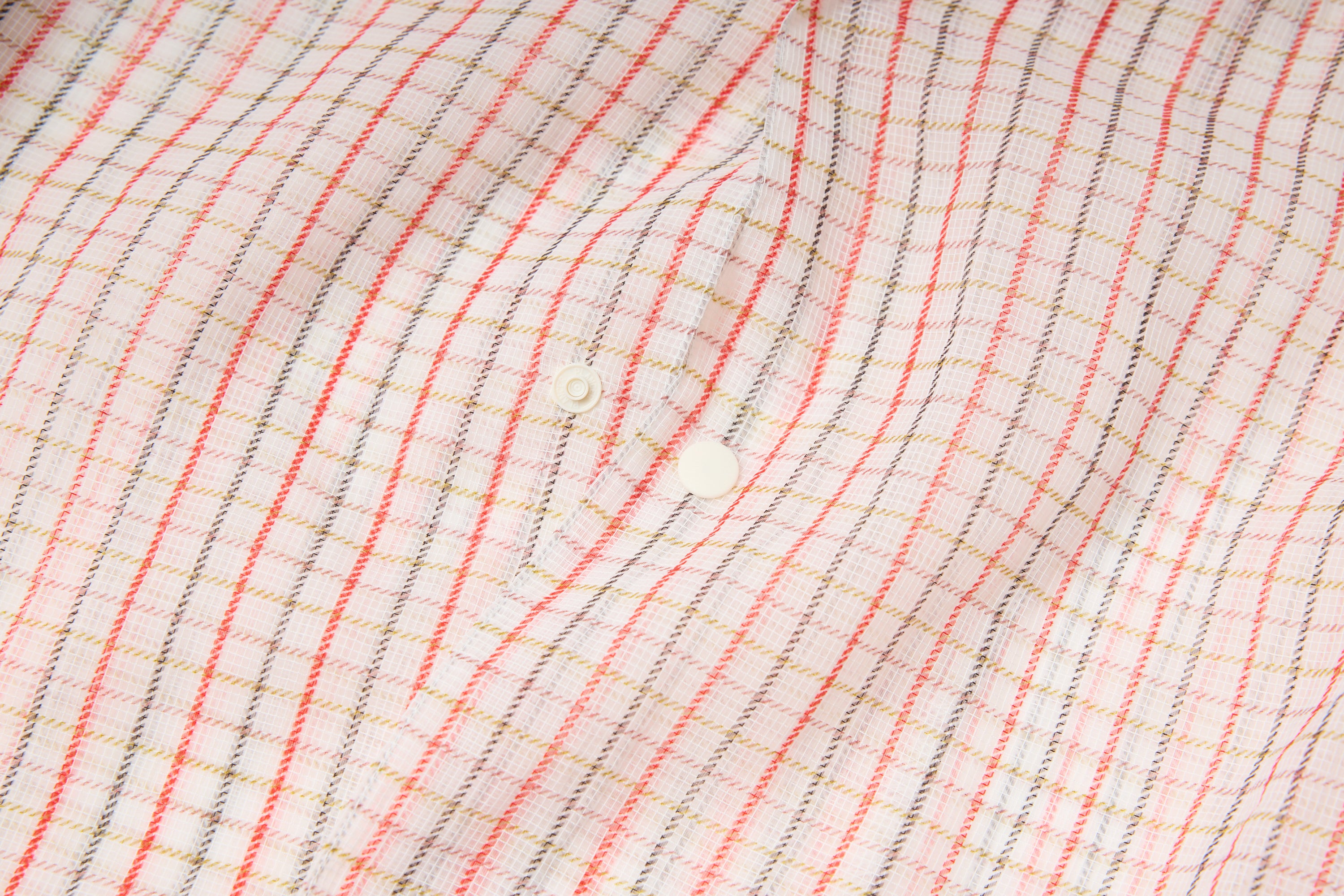 迷迭香×HNT MESH L/S SHIRT / Tattersall Check