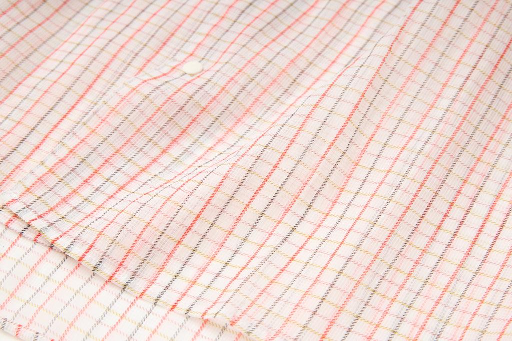 迷迭香×HNT MESH L/S SHIRT / Tattersall Check
