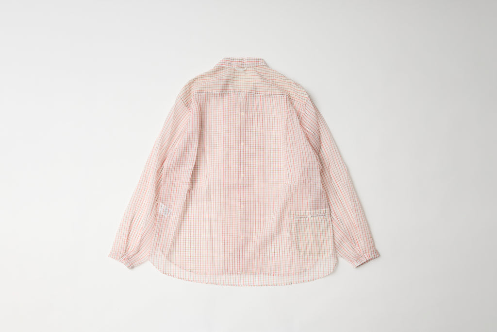 迷迭香×HNT MESH L/S SHIRT / Tattersall Check