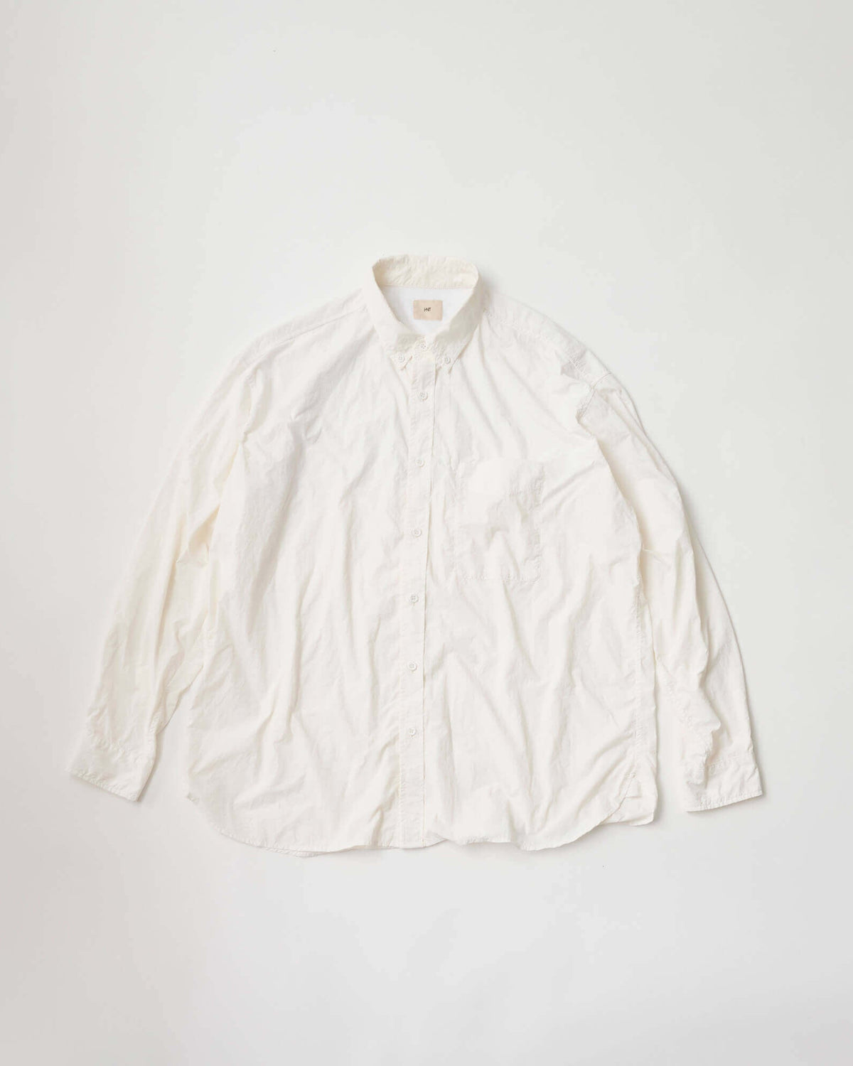 Nylon Button Down Shirt