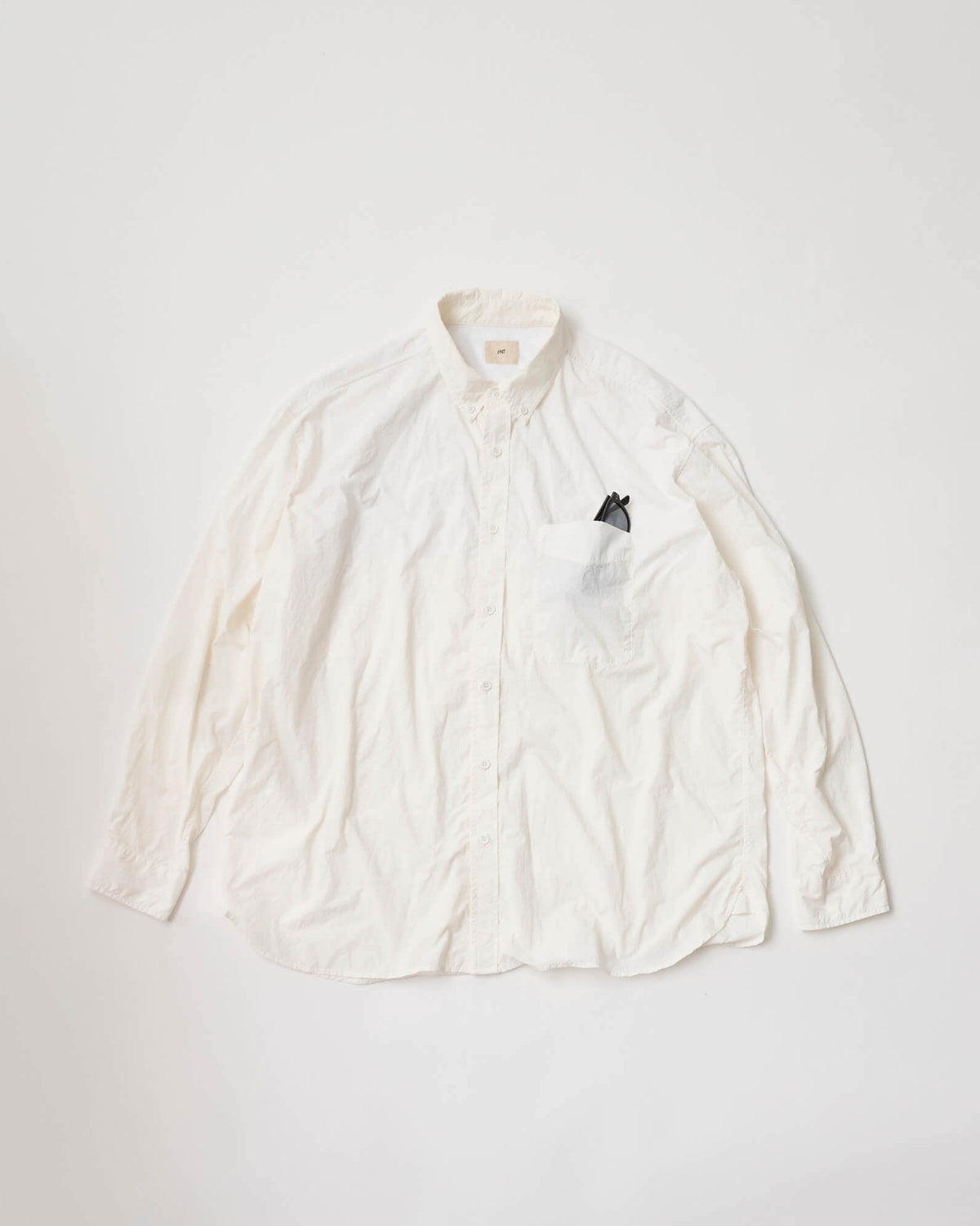 Nylon Button Down Shirt
