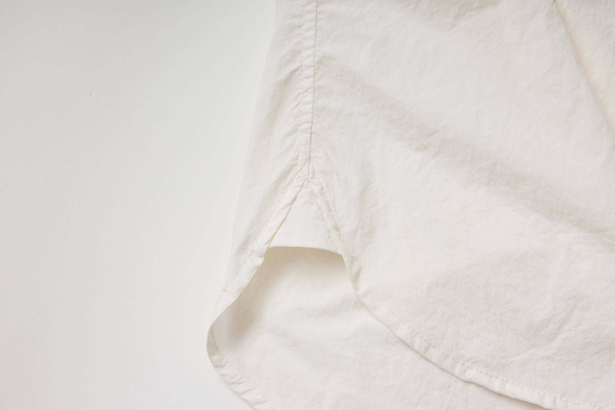 Nylon Button Down Shirt