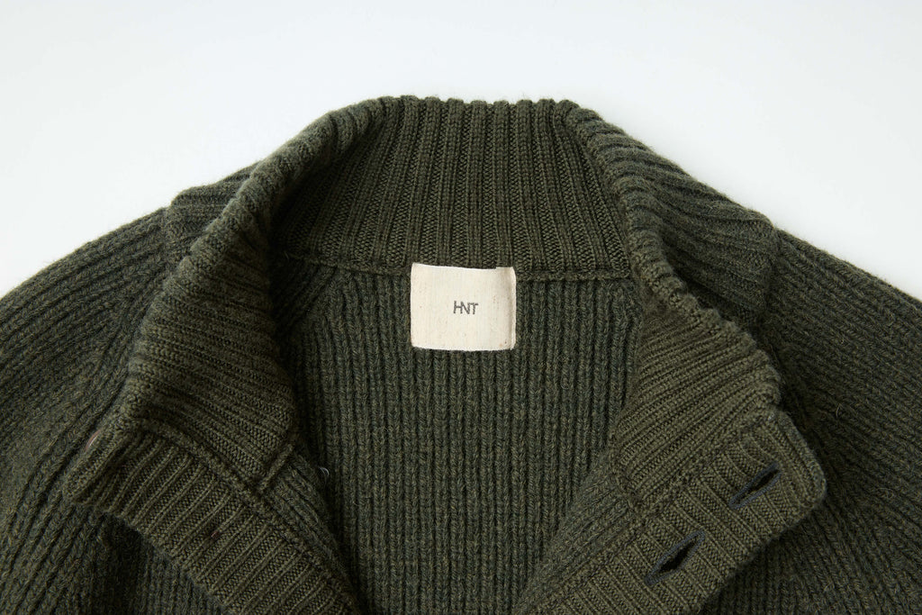 ROUVER × HNT Henley Neck Sweater