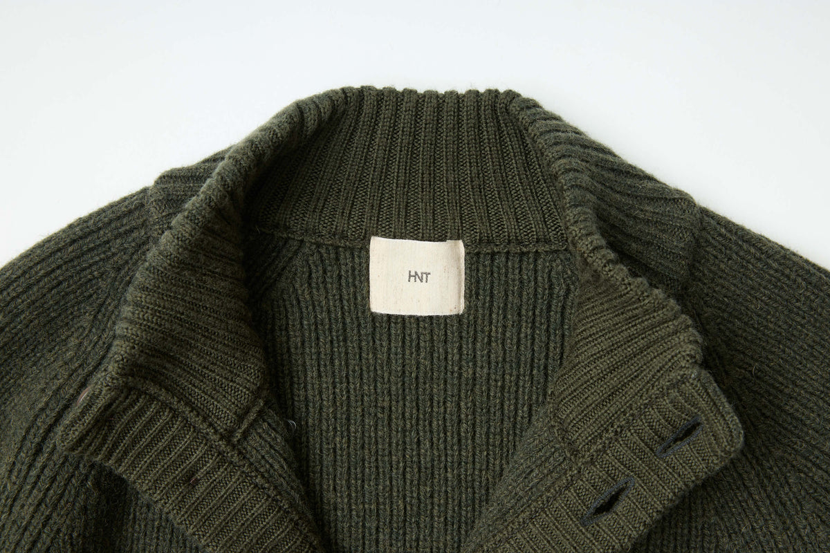 ROUVER × HNT Henley Neck Sweater