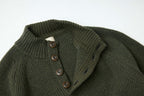 ROUVER × HNT Henley Neck Sweater