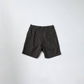 Polyester Wide Chino Short Trousers / Charcoal