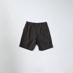 Polyester Wide Chino Short Trousers / Charcoal