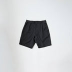 Polyester Wide Chino Short Trousers / Black
