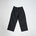 Polyester Wide Chino Trousers / Black