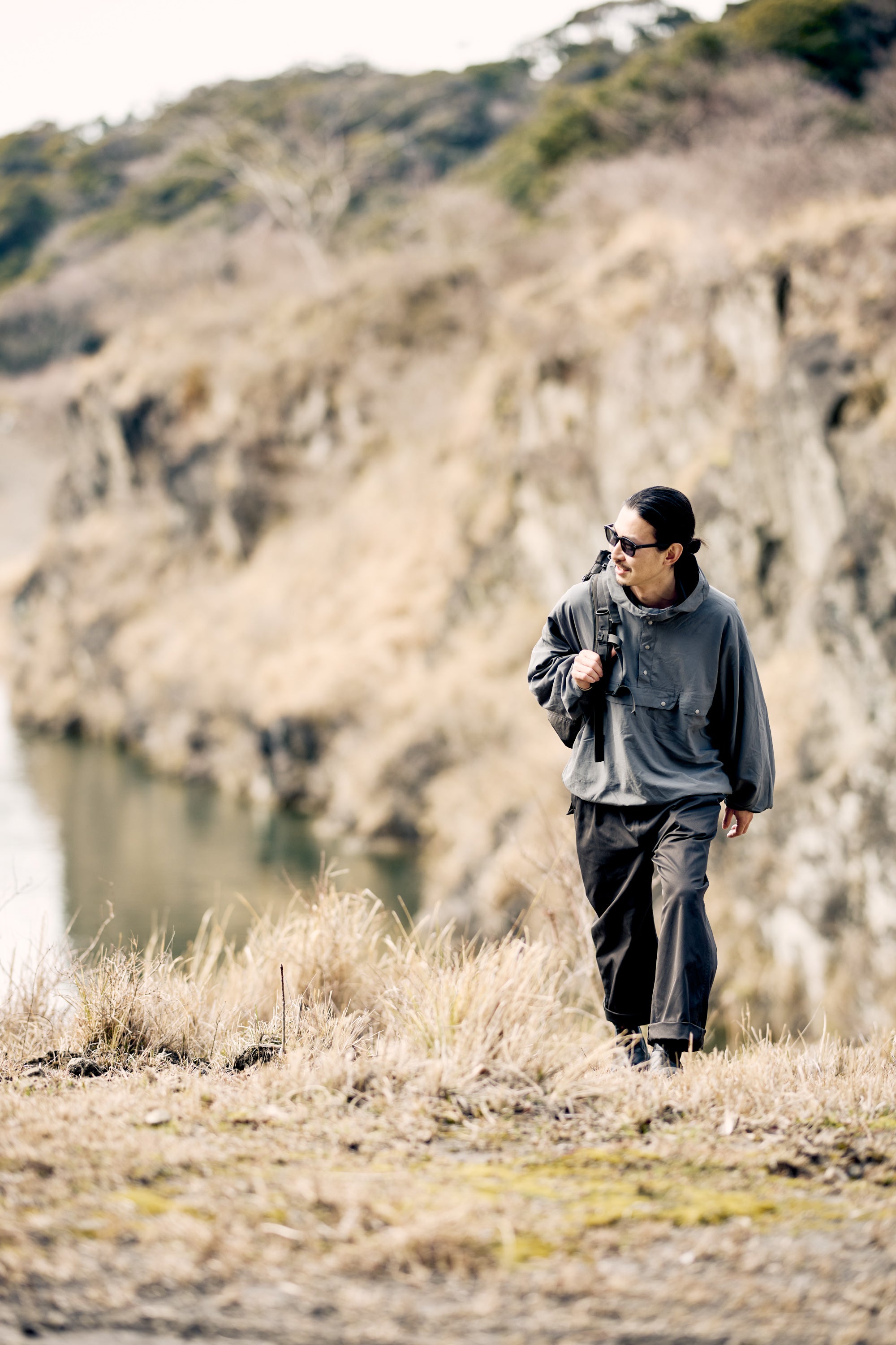 迷迭香×HNT Nylon Harvest Anorak / Orange