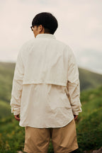 Nylon Button Down Shirt
