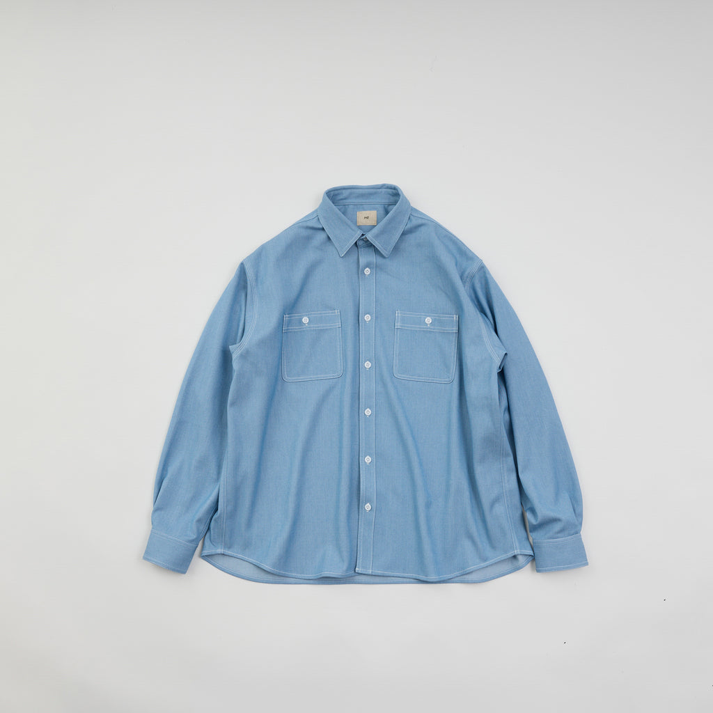 P/R Denim Work Shirt / Light Blue