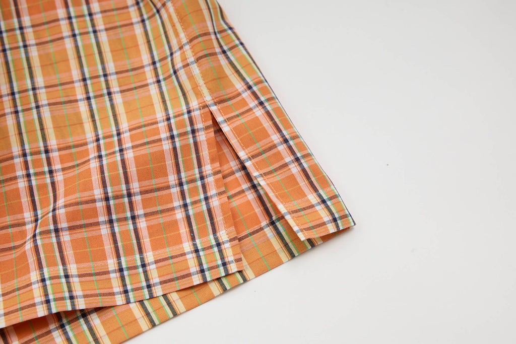 PE Check Open-collar S/S Shirt