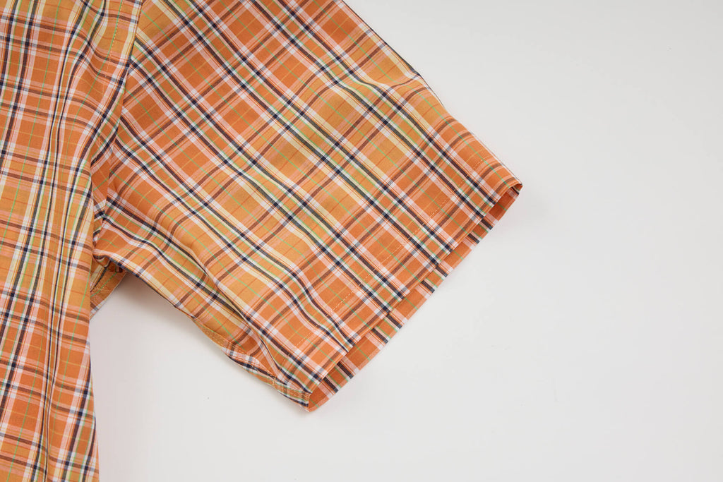 PE Check Open-collar S/S Shirt