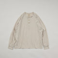Polyester Henley Neck L/S T-shirt