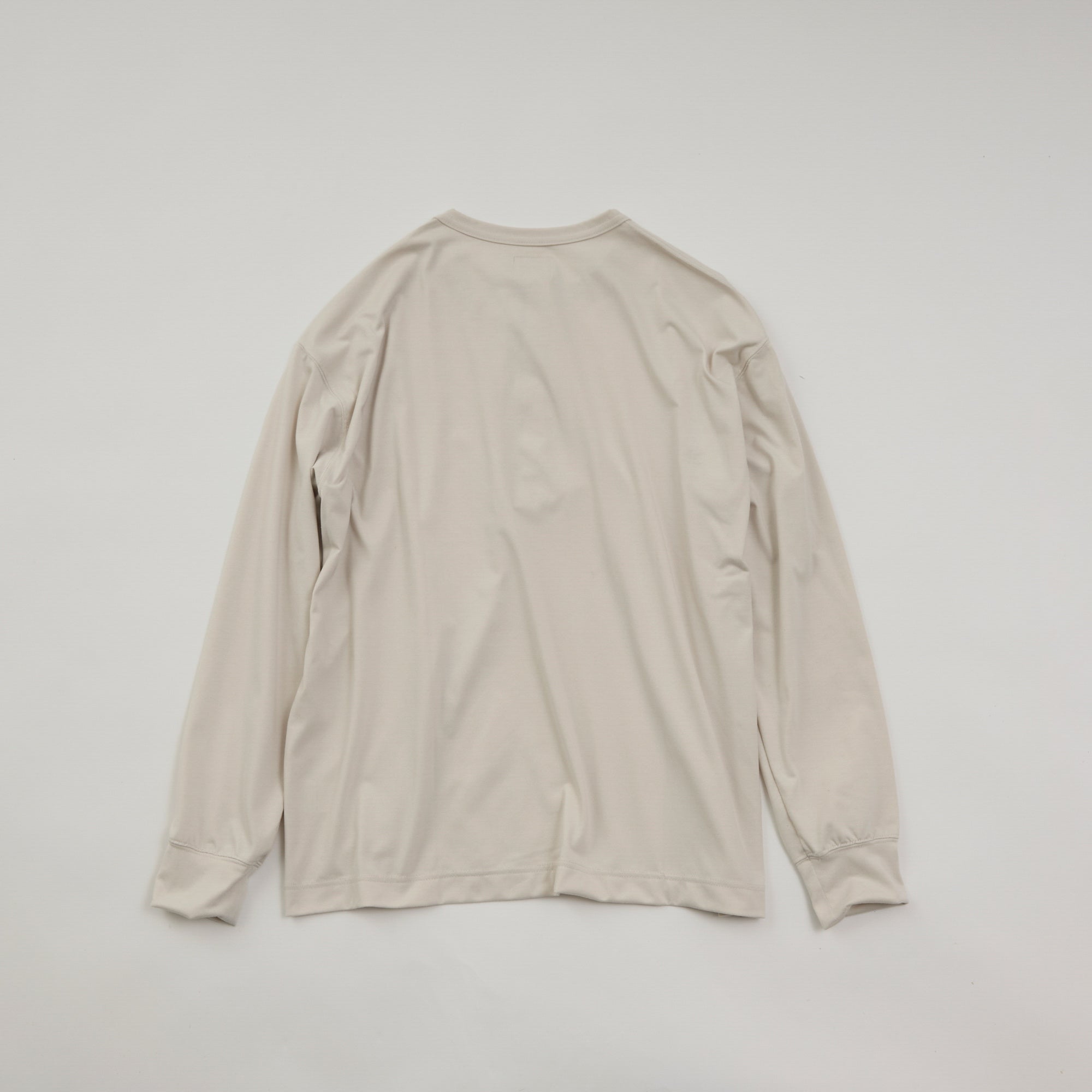 Polyester Henley Neck L/S T-shirt