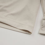 Polyester Henley Neck L/S T-shirt