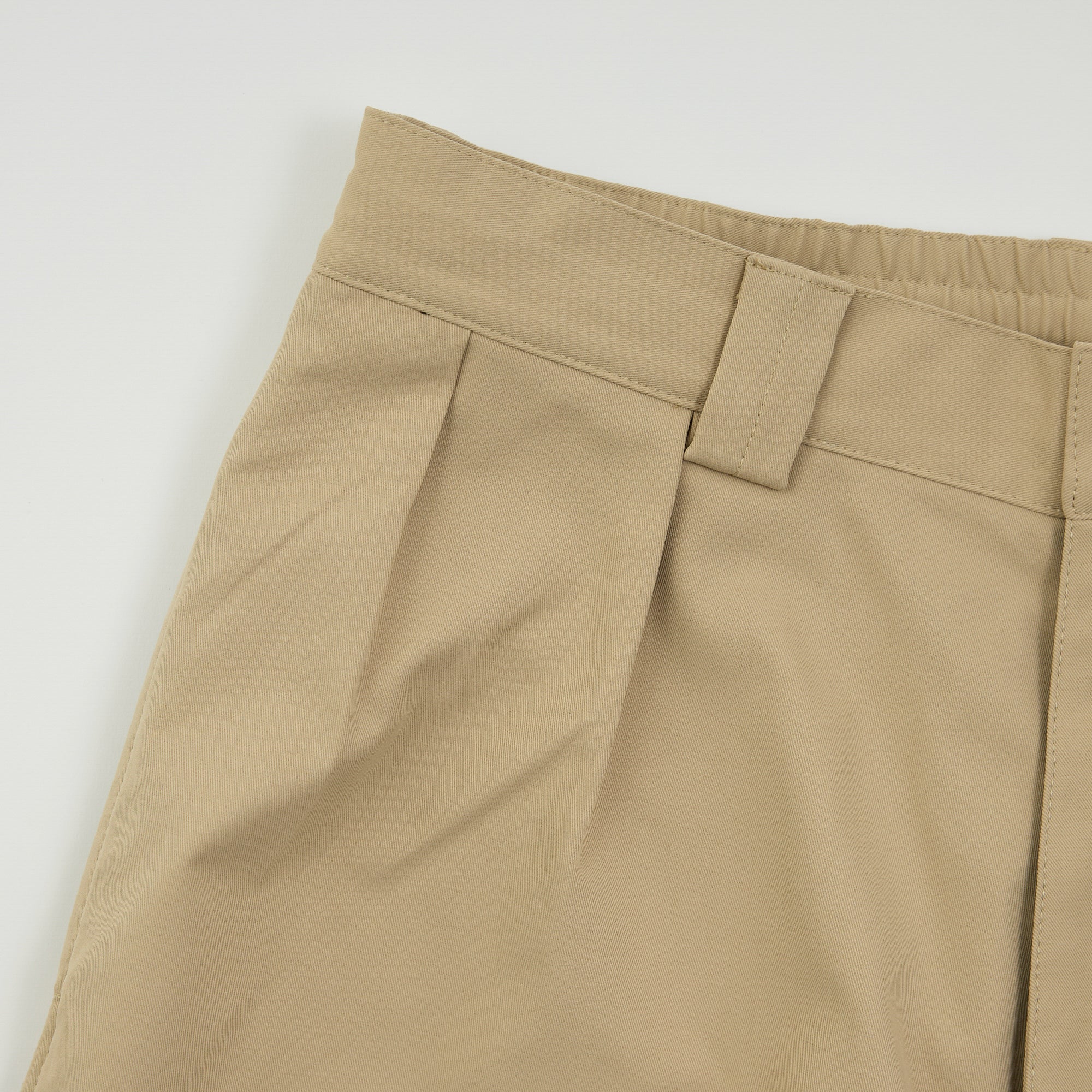 PE Wide Chino Trousers / Beige