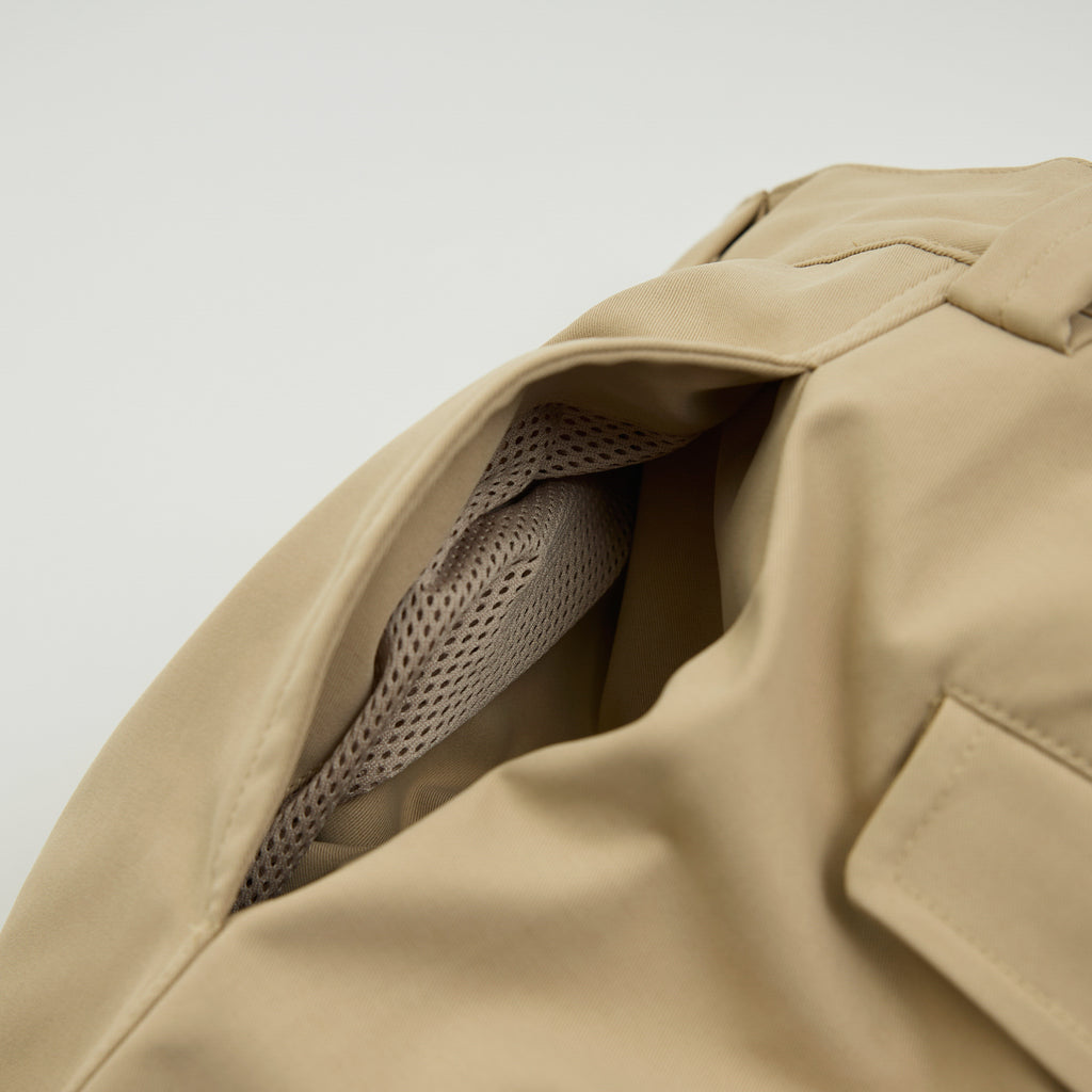 PE Wide Chino Trousers / Beige