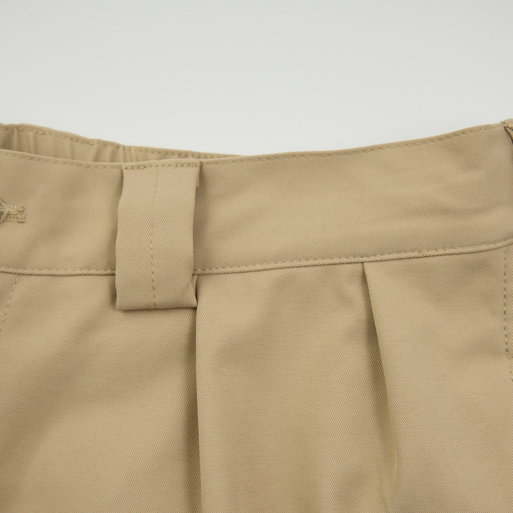 PE Wide Chino Trousers / Beige