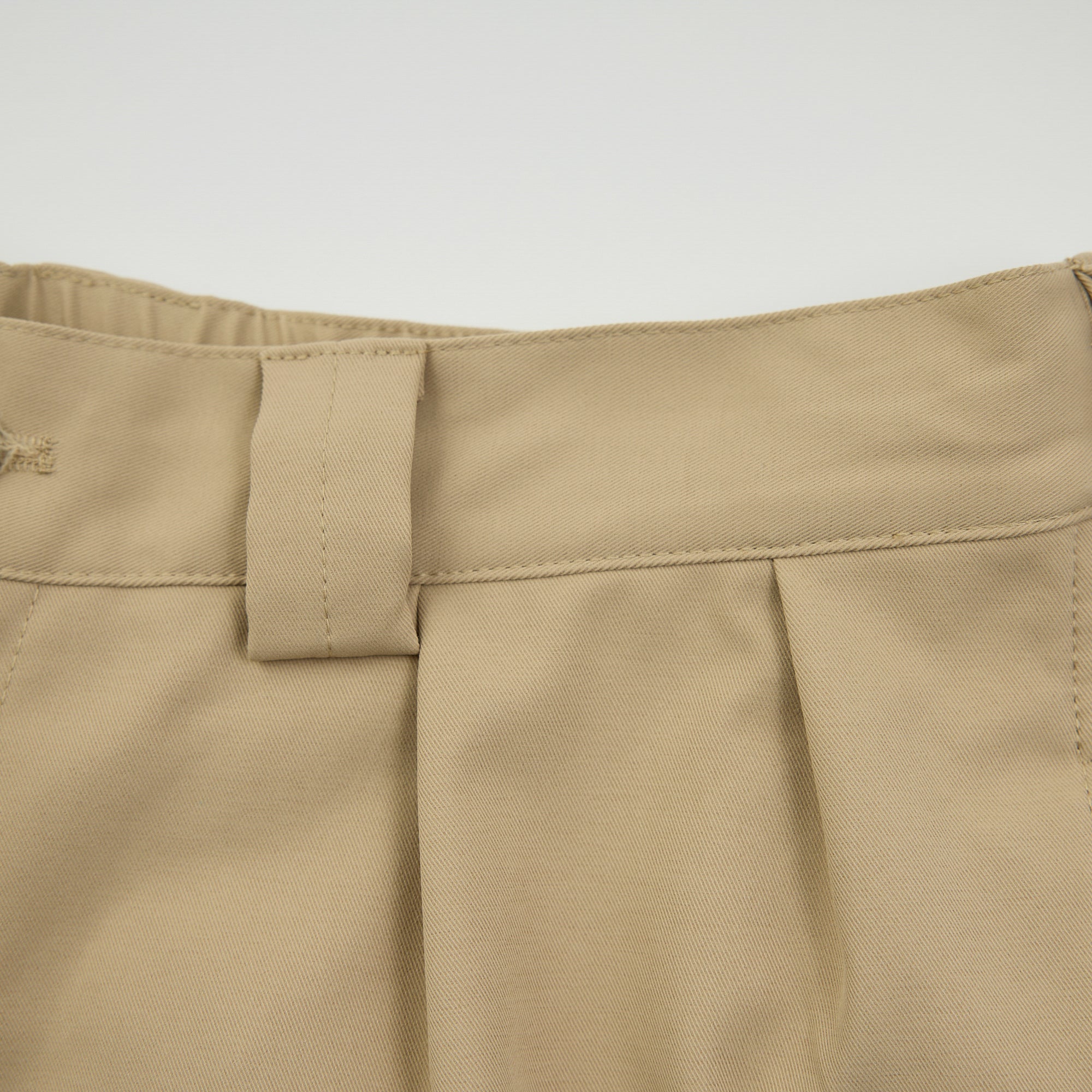 PE Wide Chino Trousers / Beige