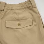 PE Wide Chino Trousers / Beige