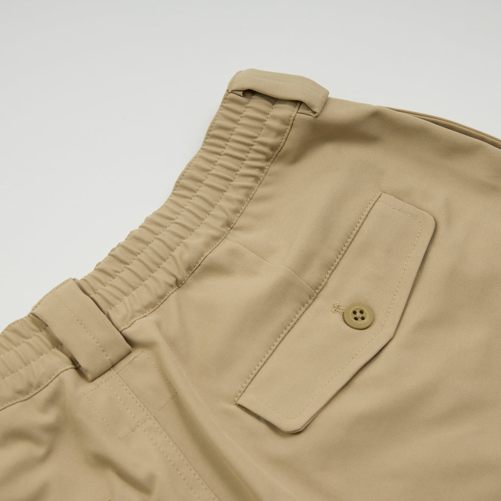 PE Wide Chino Trousers / Beige