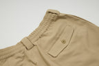 Polyester Wide Chino Trousers / Black