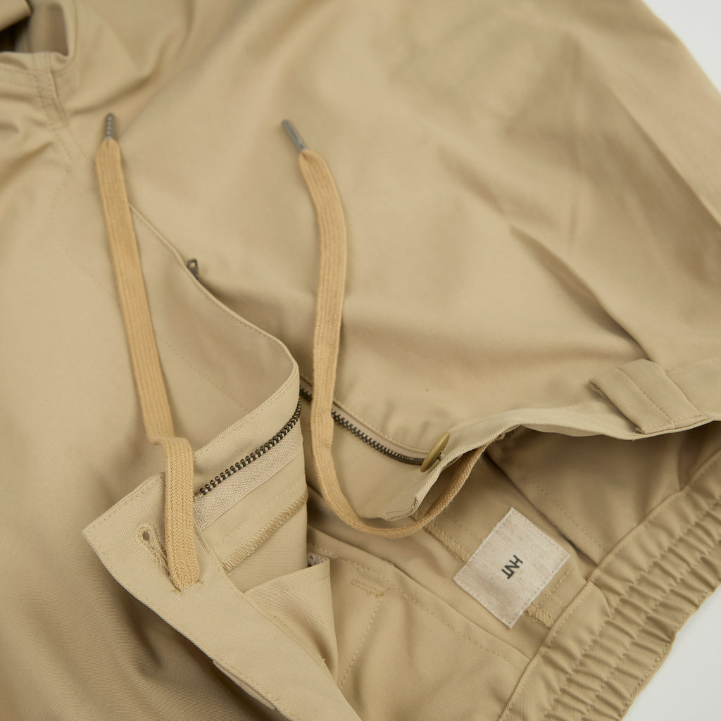PE Wide Chino Trousers / Beige