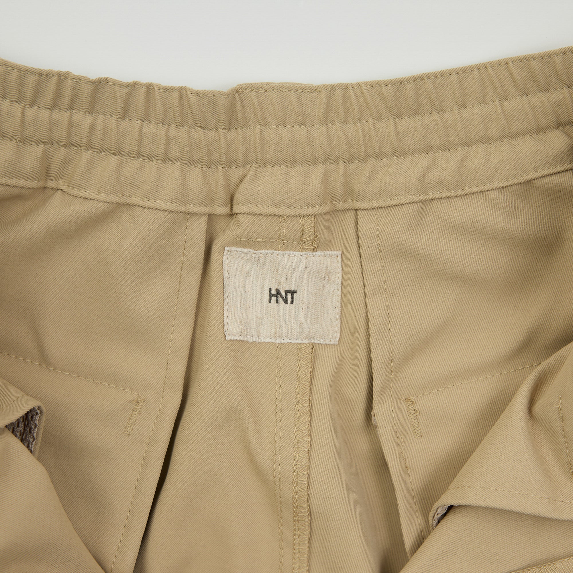 PE Wide Chino Trousers / Beige