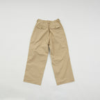 PE Wide Chino Trousers / Beige