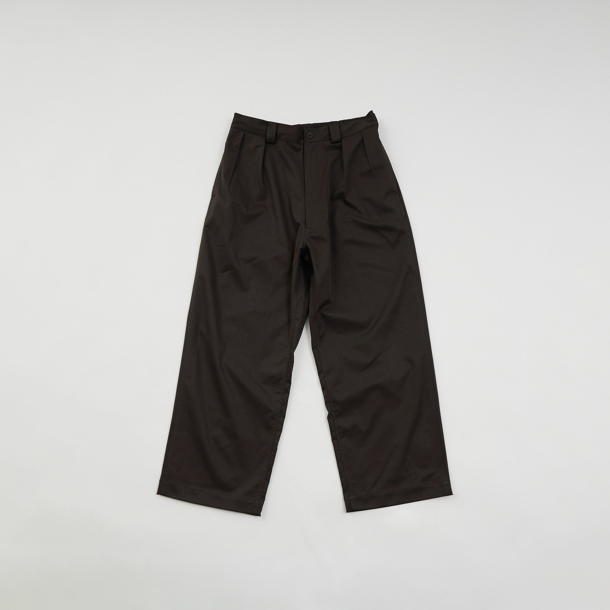 Wide Chino Trousers / Charcoal