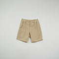 Polyester Wide Chino Short Trousers / Beige