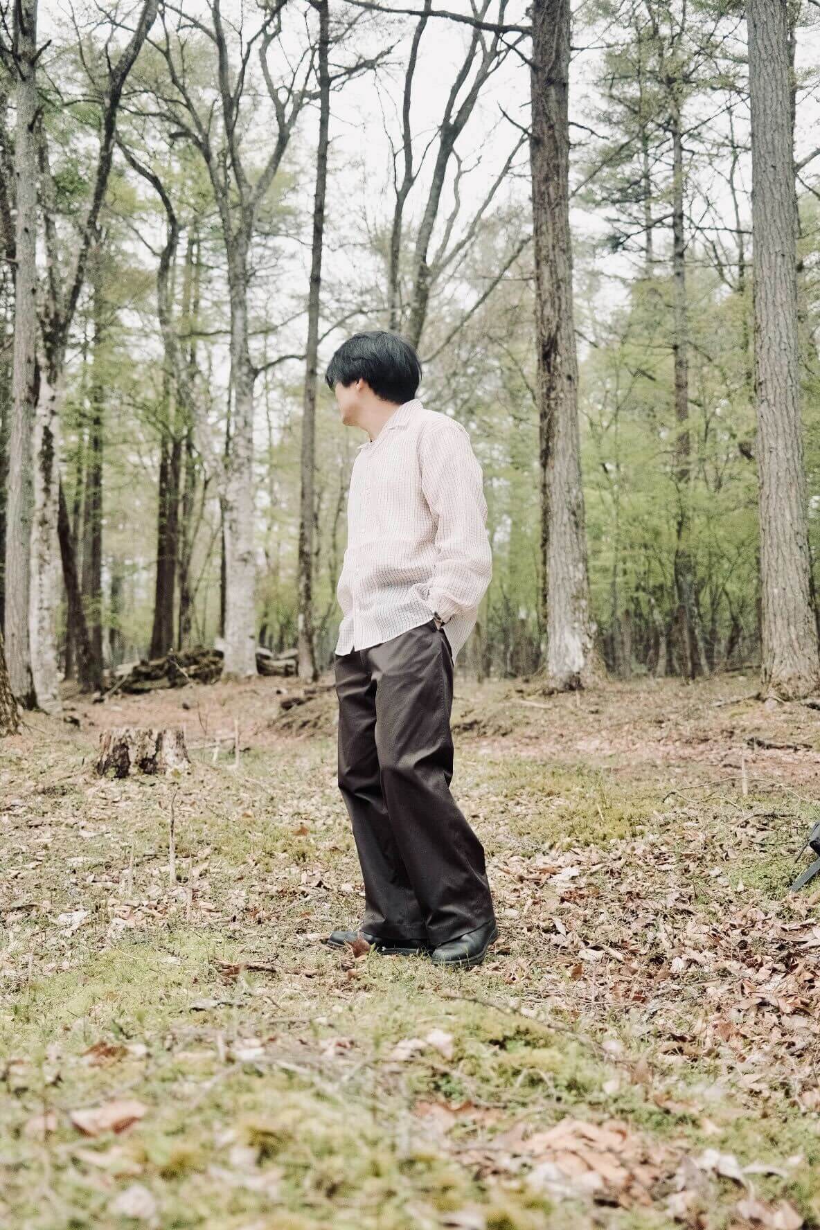 迷迭香×HNT MESH L/S SHIRT / Tattersall Check