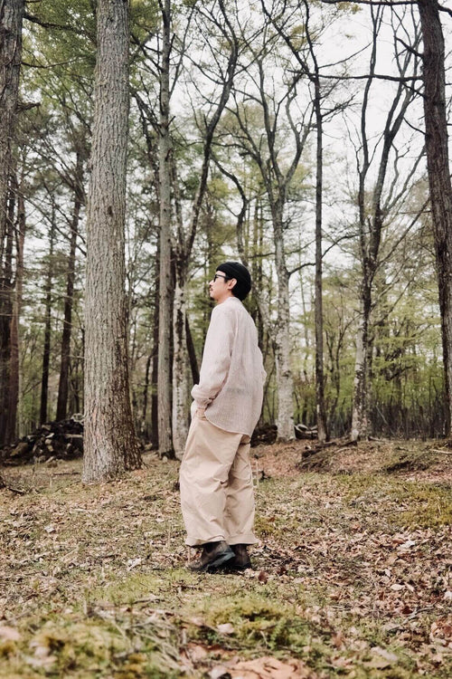 迷迭香×HNT MESH L/S SHIRT / Tattersall Check