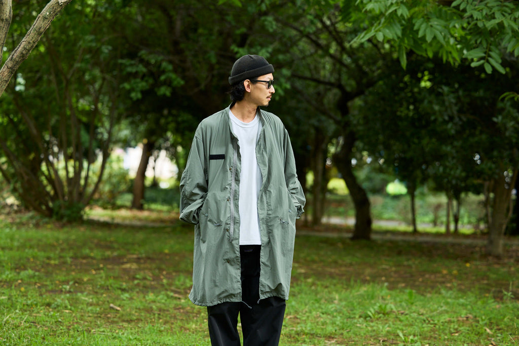 LOG × HNT M65 Fishtail Parka / Gray