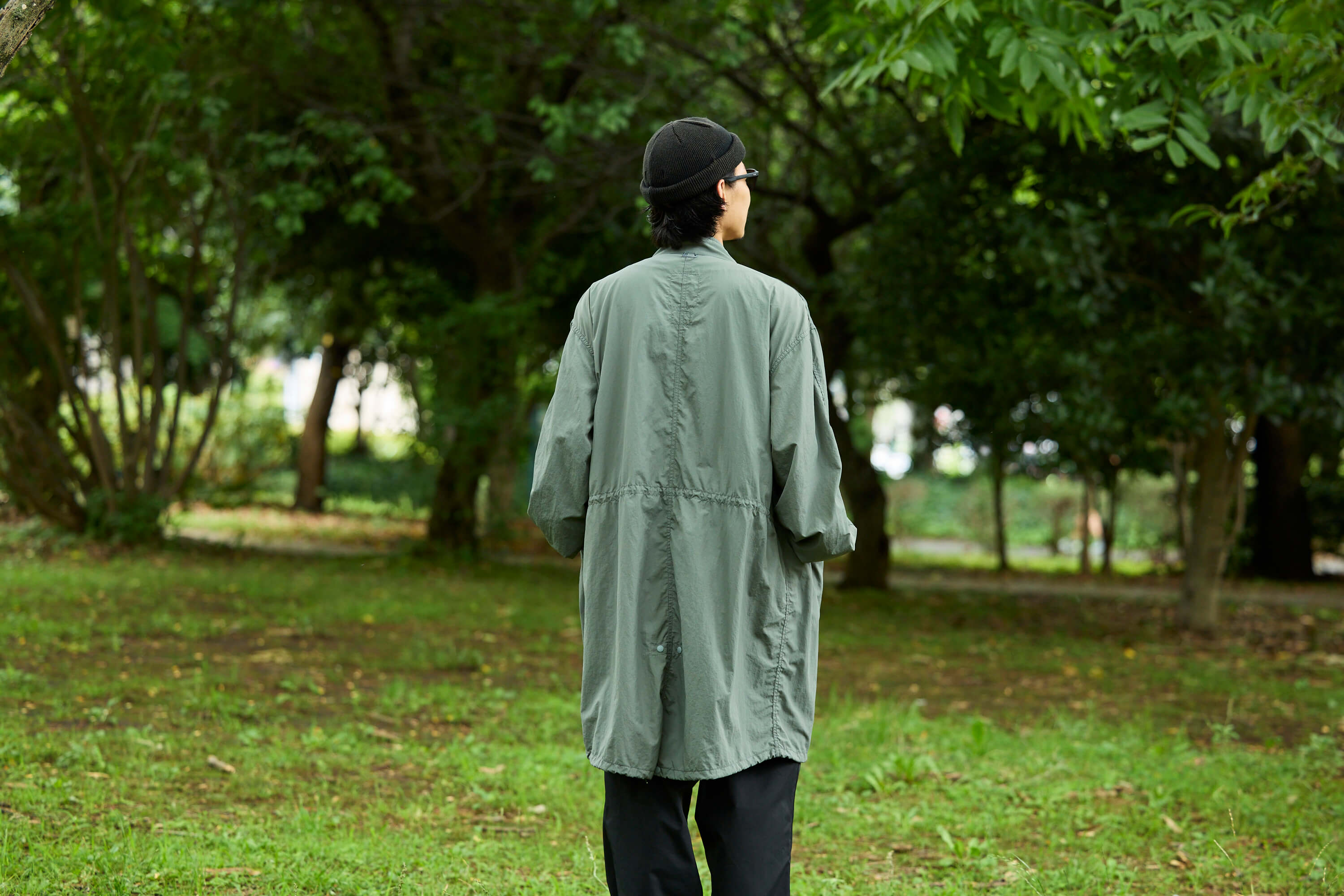 LOG × HNT M65 Fishtail Parka / Gray